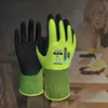 Wonder Grip Gloves Black Reflective Vest Flexible Work Nitrile Glove Nylon Personlig skyddsutrustning WG500 501 502 för trädgårdsskötsel PPE Arbetssäkerhetsmaterial