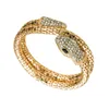 clover bracelet Bangle New Style Exaggerated Punk Wind Snake Wrapped and Women's Bracelet Alloy Jewelry JMJ3 P857