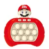 Push-Spielmaschine Pop Electronic Pushit Pro Super Bubble Pop-Spiel Licht Push-Up Antistress Zappelspielzeug für Kinder Erwachsene Weihnachtsgeschenk