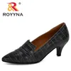 Отсуть обувь Royyna Designers Korean Style Fashion Thin High High High Heels