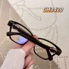 2023 Stilista di moda Nuovi occhiali da sole 23 Occhiali tipo Specchio Diamante intarsiato Montatura grande Anti miopia luce blu