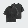 T-shirts pour hommes Chemise vintage American Tie Teint T-shirt Rétro Wash Water Street Mode Unisexe Manches courtes Hommes Vêtements M