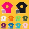 Camisa básica T para Homens Mulheres Casal Tees Smiley Face Impressão Oversize Versão Estrela Manga Curta Moda Design T-shirt Tops 40hx #