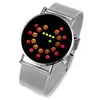 Wristwatches Fashion Digital Men Outdoor Sport Luminous Electronic LED BinaryS1 Binary Wrist Watch