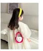 Projektant mody dzieci młode dziewczęta torebki mini urocze torby na ramię księżniczka pu skóra messenger crossbody torebki kobiety