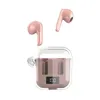 Chegada nova TM90 TWS Bluetooth 5.3 Fones de ouvido sem fio Fone de ouvido Transparente Shell Design Fones de ouvido para jogos
