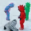 Autres articles de sport Costume de ski pour enfants pour garçons / filles Winter Sautpuise chaude épaisse pour enfants Enfants Enfants Snows Cartoon Imperproof Ski Assumets HKD231106