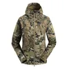 Herenjacks Militaire haaienhuid Zachte schaal Wintercamo jas Tactische winddichte en waterdichte militaire gevechten Wol Bomber Jacket 230406