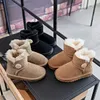 Botas de neve das crianças inverno novo menino quente mais botas de veludo sapatos de algodão menina engrossado botas de algodão do bebê