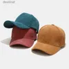 Berets Custom Baseball Caps Professional Custom High Quality Embroidered Corduroy Baseball Caps Men Ladies Adjustable CapsL231106