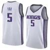 Vintage Basketbol Formaları De Aaron 5 Fox City Jason 55 Williams Peja 16 Stojakovic Chris Webber Jersey Erkekler Retro Siyah Mor Sertwoods City Classic