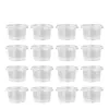 Top Small Plastic Containers with Lids Jello Shot Cups Condiment Sauce Cup for Portion Meal Prep