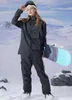 Inne towary sportowe 2024 Outdoor Sport Man Set Set Kurtka z kapturem kombinezon Kobiet Snowboard Suits WindProof Femil Tracksuit Alpine Ubrania HKD231106