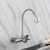 Kitchen Faucets Faucet Stainless Steel Wall Extendable Mixers Tap Water Saving Bathroom Sink Cranes Gourmet Washbasin Utensils Free Ship 230406