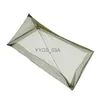 Myggnät utomhus camping myggor netto lättvikt bärbar camping netting avstötning tält säng för fiske vandring 220x120x100 cm yq231106