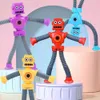 Saugnapf Roboter Spielzeug Cartoon Eltern-kind-Interaktive Verschiedene Formen Stretch Rohr Dekompression Spielzeug Mit Licht für Kind