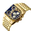 腕時計の高級ビジネスメンズウォッチ男性用メカニカルな腕時計を時計ゾーン大規模ダイヤル明るいErkek Kol Satleri