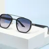 Óculos de sol da moda Carta Seal Metal Metal Men e feminino Óculos de sol Home Travel Gathering Anti -Glare Sunglasses