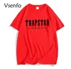 メンズ Tシャツ Tシャツ 2022 Trapstar Tシャツデザイナー男性女性ヒップホップトッププリント Tシャツ夏のファッション黒スポーツウェア Br Dhd8U