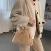 Shoulder Fasion Damen Umhängetaschen Mädchen Geldbörse Kordelzug Eimertaschecatlin_fashion_bags