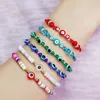 Charm Armband Evil Eye Pack för Women Girls Boys - Justerbar mexikansk med Blue Red Black String Knot Handgjorda pärlor Drop Leverans AMDQZ