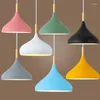 Pendant Lamps Nordic Chandeliers Colorful Pot Covers Restaurants Els Clothing Stores Study Rooms Living Dining Retro In