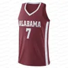 24 Brandon Miller Jersey Alabama Basquete Jersey Rylan Griffen Jaden Bradley 1 Mark Sears Charles Bediako Noah Clowney Sexton Nimari