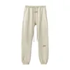 New Sweatpants * Double Thread Essess Flocking Letter Loose Plus Fleece Casual Trends-xl
