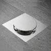 Drains Antiodor Floor Brass Square Pop-up Cover Shower Room Push Down Sévier Plug de salle de bain Accessoires 230406