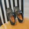 Hotsell Kids Loafers Bayd Boys Girls Shoes Moccasins Soft Flatsカジュアルボートシューズ子供の結婚式の靴秋21-35