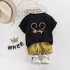 Summer Baby Boy Clothing Set New Casual Fashion T-Shirt Print Shorts 2pc/Sets Kids Children Toddler Girls Clothes