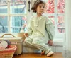 Ensembles de vêtements enfants mignons enfants coton menthe vert pyjama pyjama ensemble pour fille garçon vêtements de sommeil