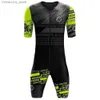 Vvsport hommes Triathlon Skinsuit cyclisme ensemble court Seve vtt vélo vêtements Tri costume Ropa Ciclismo extérieur natation course course combinaison Q231107