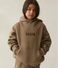 HotSell Autumn Kids Boys Girls Set Baby Boy Cotton Hooded Hoodie med byxor Sportsuits Winter Children's Clothes Hip Hop Sweatshirts Nya