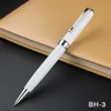 Pełne metalowe długopisy Pen Mini Ballpoint Portable Rotating for School Office Ink Black