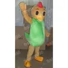Costume de mascotte de poulet mignon d'Halloween, personnage de thème animé de dessin animé de haute qualité, taille adulte, fête de Noël, tenue de publicité extérieure
