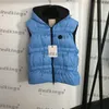 Mode sweat à capuche en coton pantalon classique lettres broderie vestes survêtement sans manches vers le bas gilet taille élastique pantalon ensembles