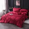 Conjuntos de cama 3 capas de edredão vermelhas 220x240 fronhas 200x200 cama 150x200 grande 231106