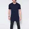 Männer Anzüge B5999 MRMT 2023 Marke T Shirt Rundhals Solide-farbige T-shirt Für Männliche Rundhals Medium und Lange Abschnitt Tops T-shirt