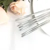 箸5ペアグレードステンレス鋼の家庭用食器製品非滑り固形韓国の箸ハイグレードパーソナリティセット