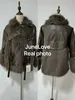 Kadınlar Kürk Sahte Vintage Kalın Moda Sıcak Ceket 2023 Kış Koreli İmitasyon Fox Yastıklı Sokak Çıkışları 231106