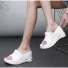 Scarpe eleganti Donna Suola morbida e spessa Pantofole da spiaggia estive Bagno femminile Eva Fashion Slides Ladies Antiscivolo Tempo libero Infradito da esterno