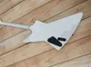 Onregelmatige elektrische gitaar, gemaakt van geïmporteerd hout, witte parel ingelegde toets, EMG Actieve pick -up, wit licht, op voorraad, bliksempakket