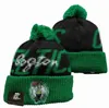 Lüks Beanies Celtics Beanie Boston Tasarımcısı Kış Fasulyesi Erkek Kadın Moda Tasarım Örgü Şapkalar Yünlü Kap Mektubu Jacquard Unisex Sıcak Kafatası Spor Örgü Şapka A13