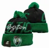 Berretti di lusso Celtics Beanie Boston designer Winter Bean uomo donna Fashion design cappelli lavorati a maglia autunno berretto di lana lettera jacquard unisex caldo teschio Sport cappello lavorato a maglia a11