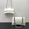 2023 Gerçekten 7A Ayna Kalite ezme Zinciri Torbaları Tasarımcı Moda Kadın Lady Çanta Kayışları Omuz Crossbody Tote Canse Orijinal Deri Cüzdan Büyük Boyut