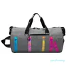 Duffel Bag Damen Mode Bunte Reisetasche Große Kapazität Vielseitige Handtasche 55 Speicher Fitness Taschen Männer