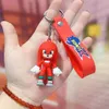 Decompression Toy Mouse Little Hedgehog Sonic Keychain Car Animation Cartoon Pendant Bag