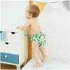 Cloth Diapers Happy Flute Organic Bamboo Cotton Overnight Aio Diaper Night Use Heavy Wetter Baby 210312 Drop Delivery Kids Maternity Dhwml