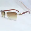 Modische Luxus-Sonnenbrille für den Außenbereich Trend Herren Random Woods Fashion Summer Shades Color Craved Wood Für Damen Gafas De SolKajia